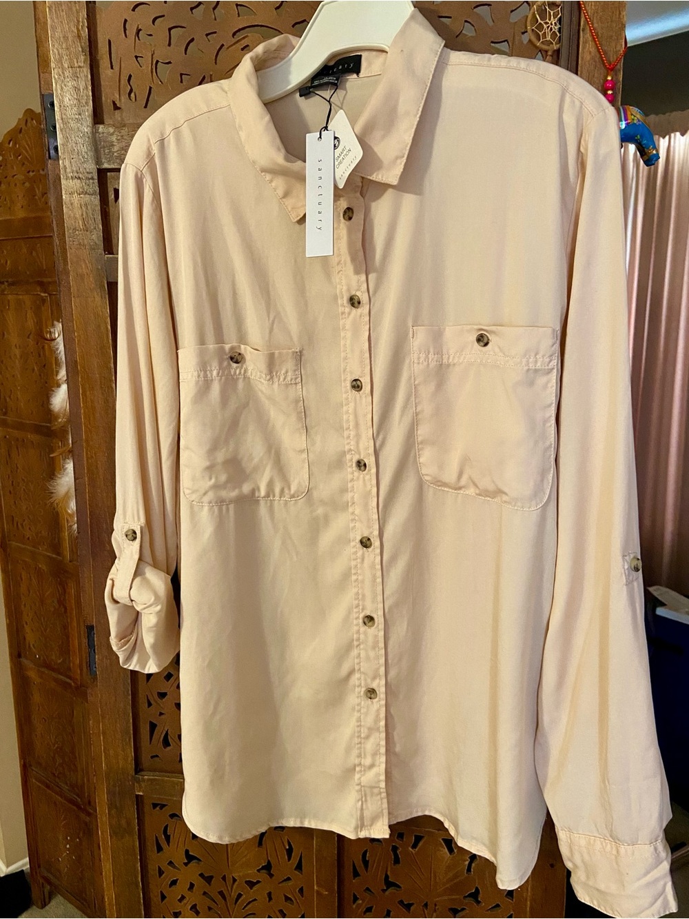 Sanctuary Ladies Button-Up Shirt - sz med